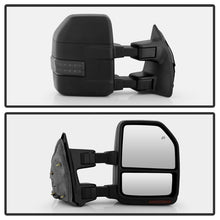 Load image into Gallery viewer, xTune 08-15 Ford F-250 SD Heated Adj LED Signal Power Mirror - Smk (MIR-FDSD08S-G4-PW-RSM-SET)