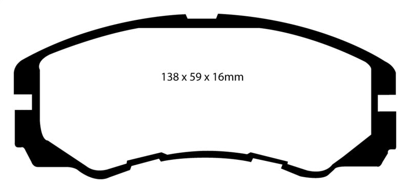 EBC GreenStuff Front Brake Pads - DP6973