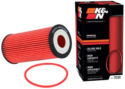 K&N Performance Oil Filter for 2019 Audi A3 2.0L K&N Engineering