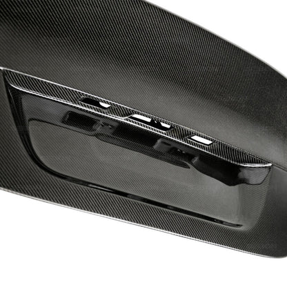 Seibon CSL-style carbon fiber trunk lid for 2004-2010 BMW E60 (U.S. Plates) - TL0407BMWE60-C