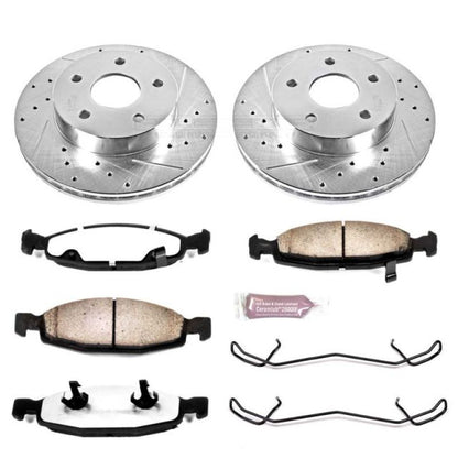 Power Stop 99-02 Jeep Grand Cherokee Front Z36 Truck & Tow Brake Kit PowerStop