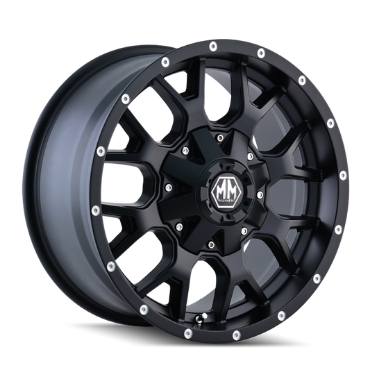 Mayhem 8015 Warrior 20x9 / 8x170 BP / 18mm Offset / mm Hub Matte Black Wheel
