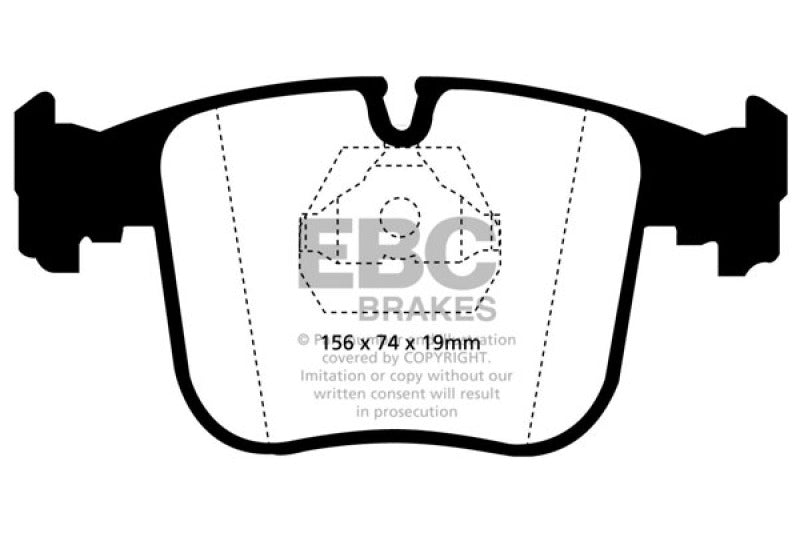 EBC RedStuff Front Brake Pads - DP3870C EBC