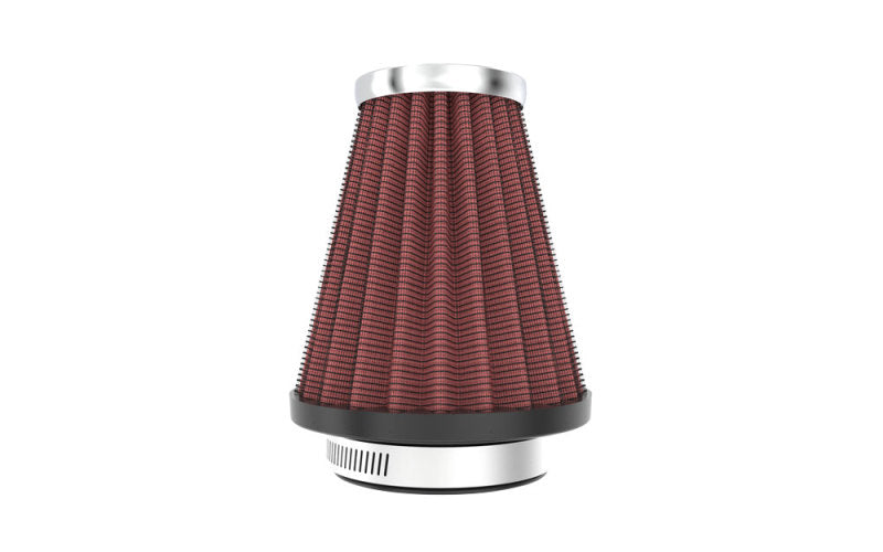 K&N Universal Chrome Filter 2.063in Flange ID x 3.5in Base OD x 2in Top OD x 4in H K&N Engineering