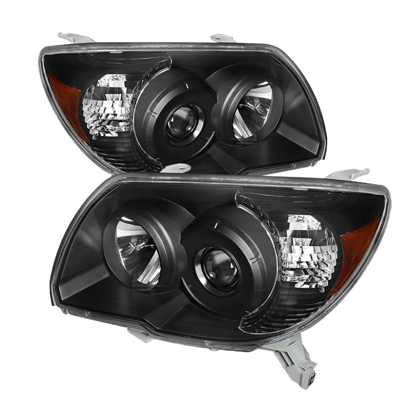 Xtune Toyota 4Runner 06-09 Crystal Headlights Black HD-JH-T4R06-AM-BK SPYDER