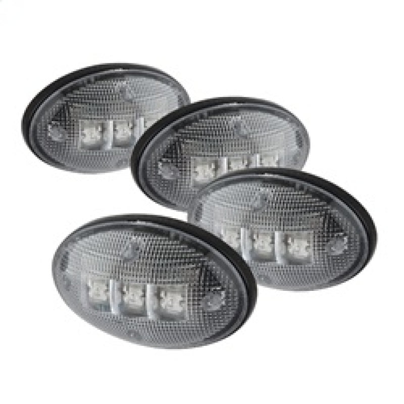 Xtune Ford Superduty F250-F550 99-10 Dually Fender LED Side Fender Lights Clear ACC-LED-FDSD99-SL-C SPYDER