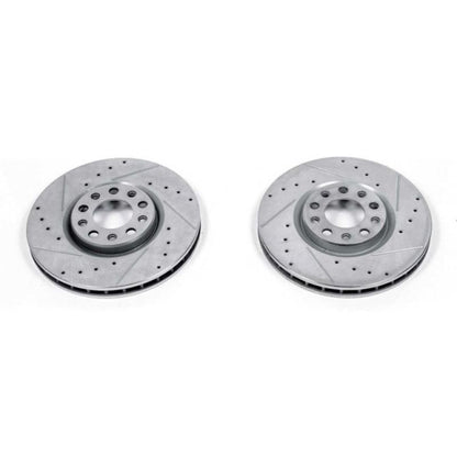 Power Stop 15-17 Chrysler 200 Front Evolution Drilled & Slotted Rotors - Pair PowerStop