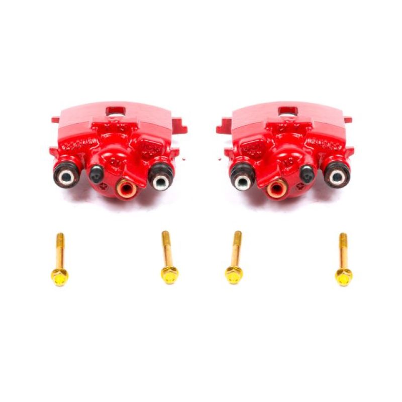 Power Stop 01-10 Chrysler PT Cruiser Rear Red Calipers w/o Brackets - Pair PowerStop