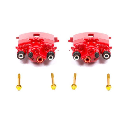 Power Stop 01-10 Chrysler PT Cruiser Rear Red Calipers w/o Brackets - Pair PowerStop