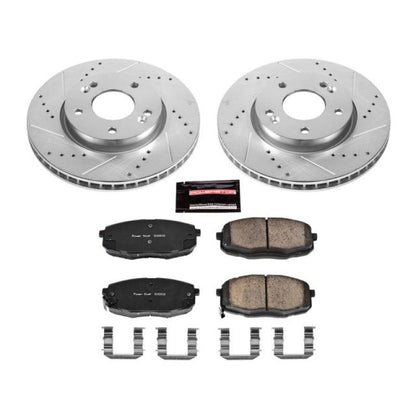 Power Stop 10-13 Kia Forte Front Z23 Evolution Sport Brake Kit PowerStop