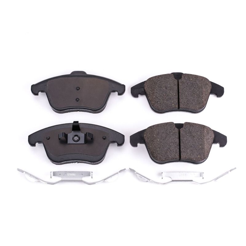 Power Stop 08-12 Land Rover LR2 Front Z17 Evolution Ceramic Brake Pads w/Hardware PowerStop