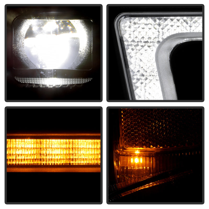 Spyder Chevy Silverado 20-23 HD 2500/3500 High-Power LED Module - Black (PRO-YD-CSHD20AP-SEQ-BK) SPYDER