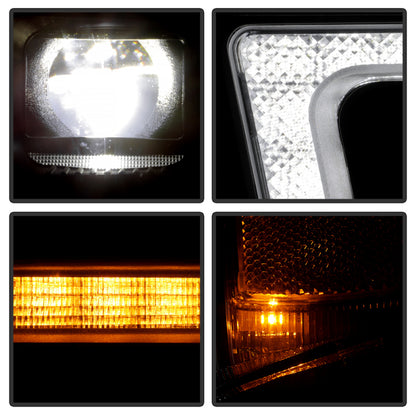 Spyder Chevy Silverado 20-23 HD 2500/3500 High-Power LED Module - Black (PRO-YD-CSHD20AP-SEQ-BK) SPYDER