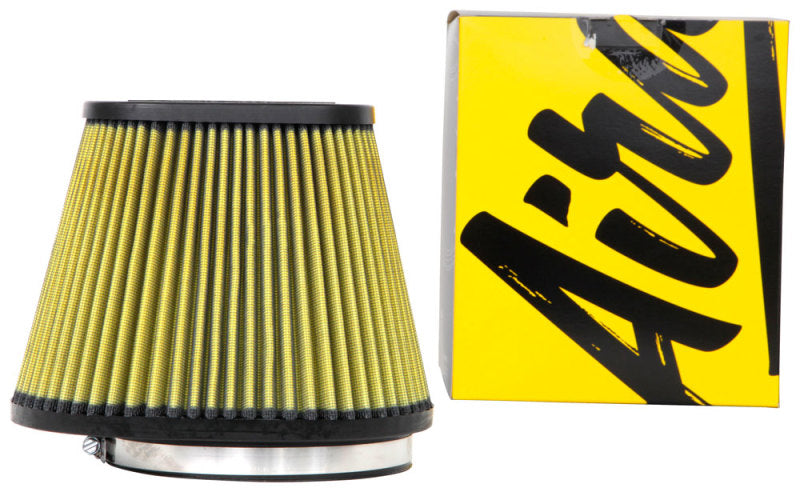 Airaid Universal Air Filter - Cone 6in F x 9x7-1/4in B x 6-1/4x3-3/4in T x 7in H - Synthaflow