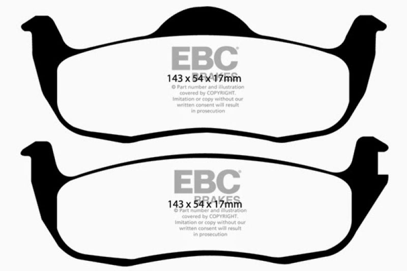 EBC Ultimax2 Rear Brake Pads - UD1087 EBC