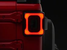 Load image into Gallery viewer, Raxiom 18-23 Jeep Wrangler JL Axial Series Carver LED Tail Lights- Blk Housing (Smoked Lens)