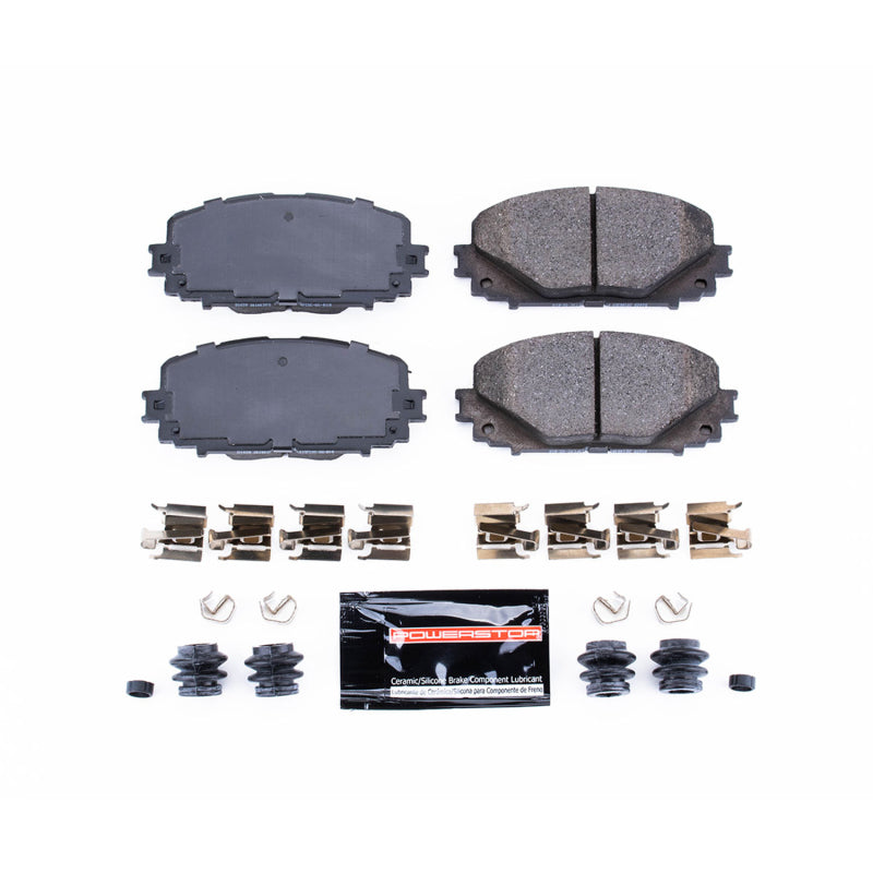 Power Stop 12-18 Toyota Yaris Front Z23 Evolution Sport Brake Pads w/Hardware PowerStop