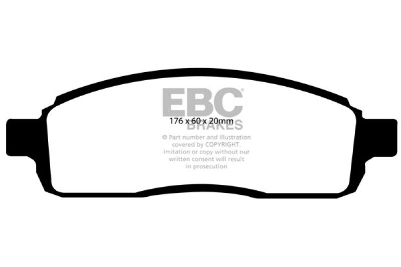 EBC Extra Duty Front Brake Pads - ED91696/2 EBC