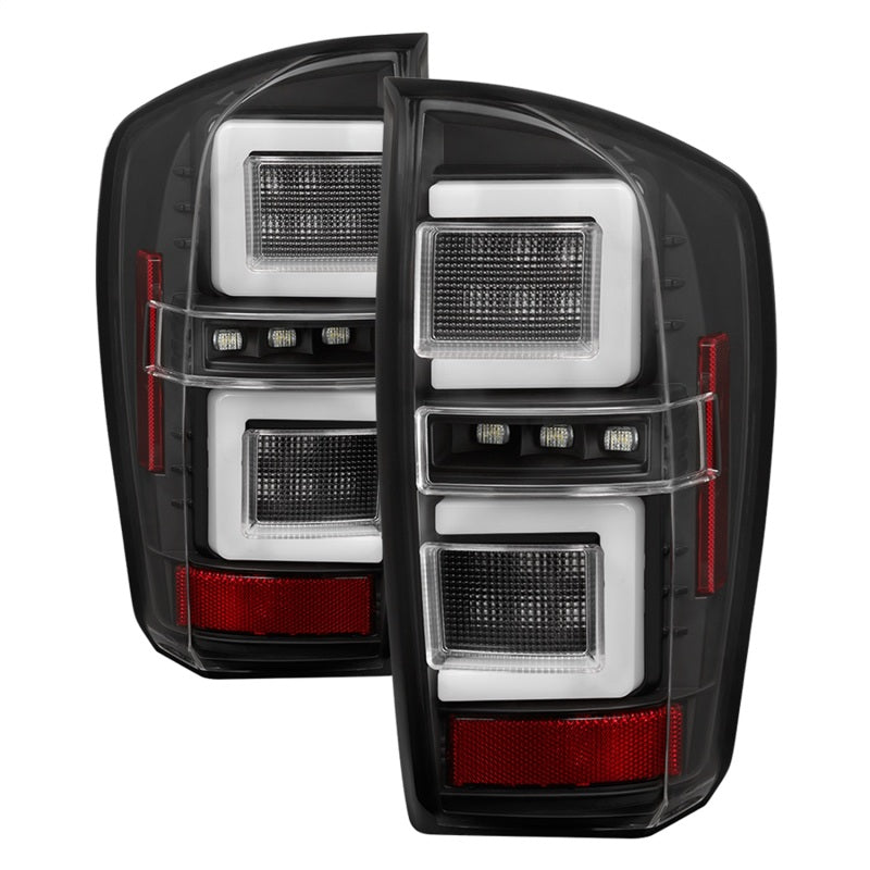 Spyder 16-17 Toyota Tacoma LED Tail Lights - Black (ALT-YD-TT16-LED-BK) SPYDER