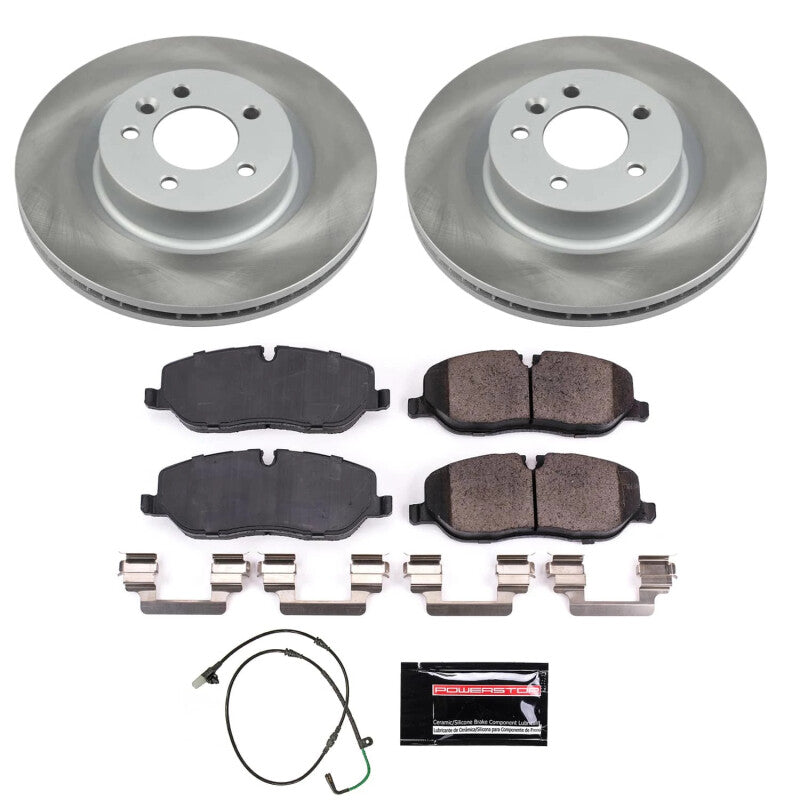 Power Stop 05-09 Land Rover LR3 Front Semi-Coated Rotor Kit PowerStop