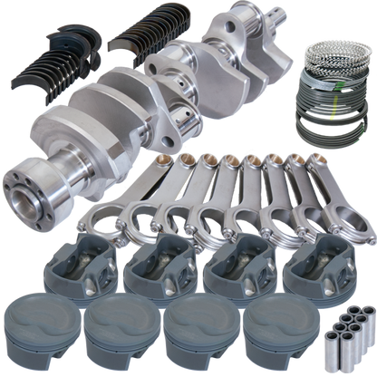 Eagle Chevy LT1 350 1Pc 3.750in Crank 6.000in H-Beam -16cc Inv Dome 4.040in Piston Rotating Assembly