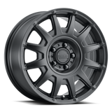 Raceline 401B Aero 17x8in / 5x114.3 BP / 40mm Offset / 72.62mm Bore - Satin Black Wheel