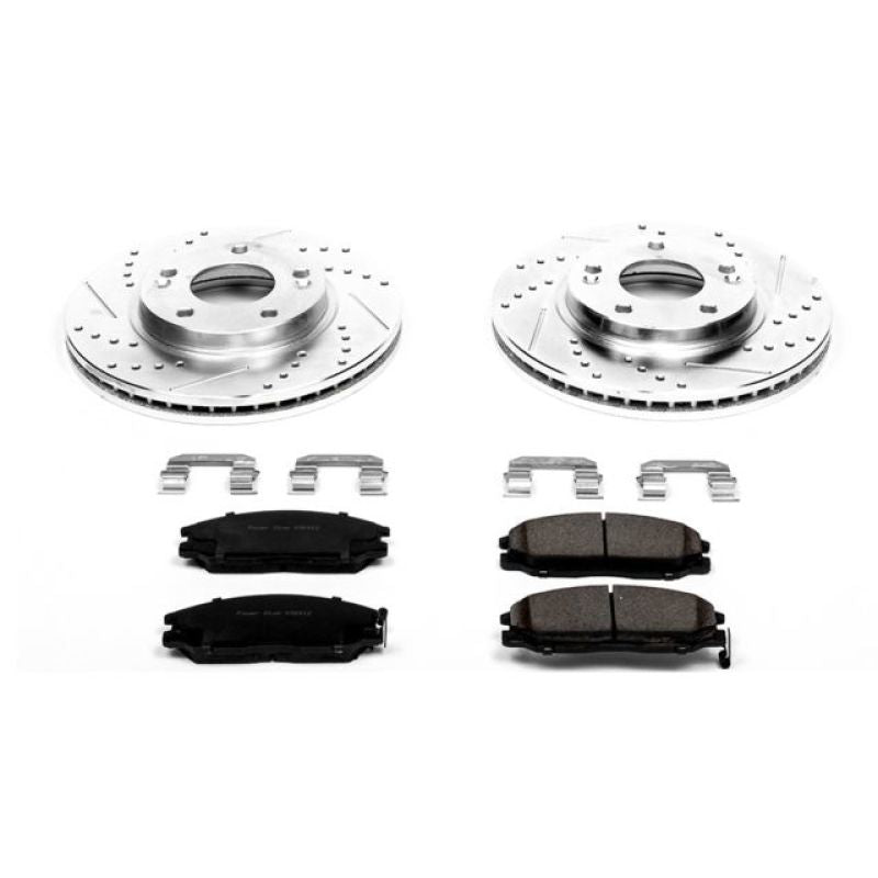 Power Stop 01-05 Hyundai Santa Fe Front Z23 Evolution Sport Brake Kit PowerStop