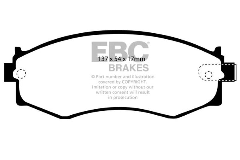 EBC GreenStuff Front Brake Pads - DP2792 EBC