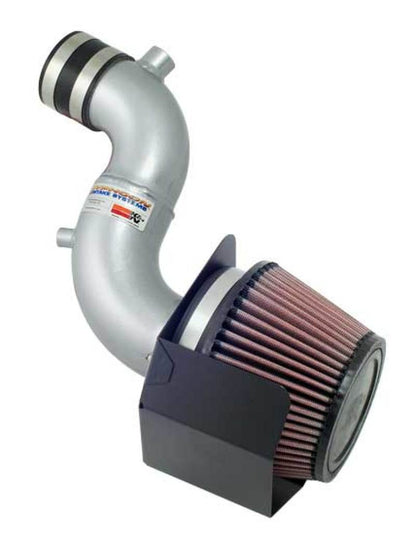 K&N Performance Intake Kit TYPHOON; HONDA FIT L4-1.5L, (SILVER) 07-08 K&N Engineering