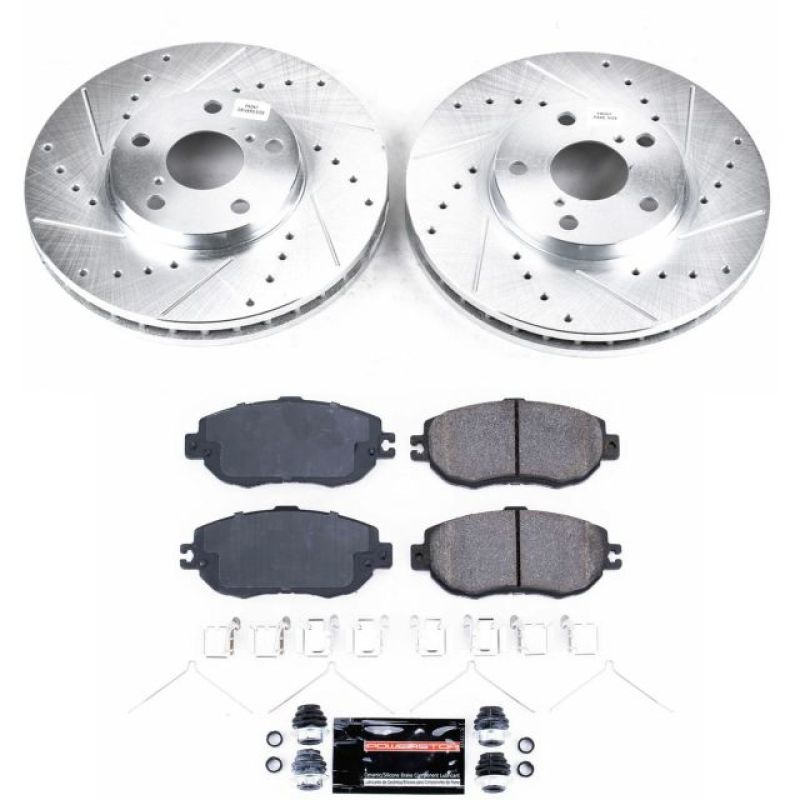 Power Stop 93-94 Lexus LS400 Front Z23 Evolution Sport Brake Kit PowerStop
