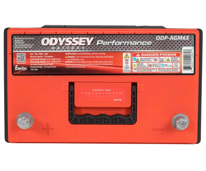 Odyssey Battery Auto/Truck/Heavy Duty & Commercial Performance AGM Battery (65-760) Odyssey Battery