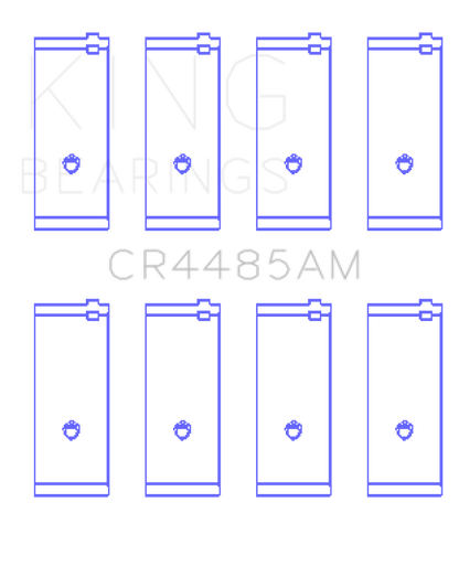 King Engine Bearings Mazda Ma/Vb/(Size +0.50mm) Connecting Rod Bearing Set
