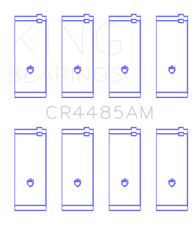 King Engine Bearings Mazda Ma/Vb/(Size +0.75mm) Connecting Rod Bearing Set