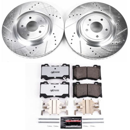 Power Stop 09-13 Infiniti FX50 Front Z26 Street Warrior Brake Kit PowerStop