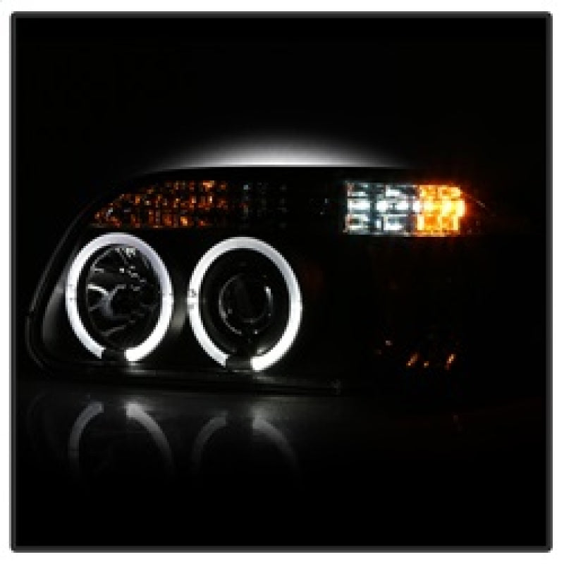 Spyder Ford Explorer 95-01 1PC Projector Headlights LED Halo Blk PRO-YD-FEXP95-HL-1PC-BK SPYDER