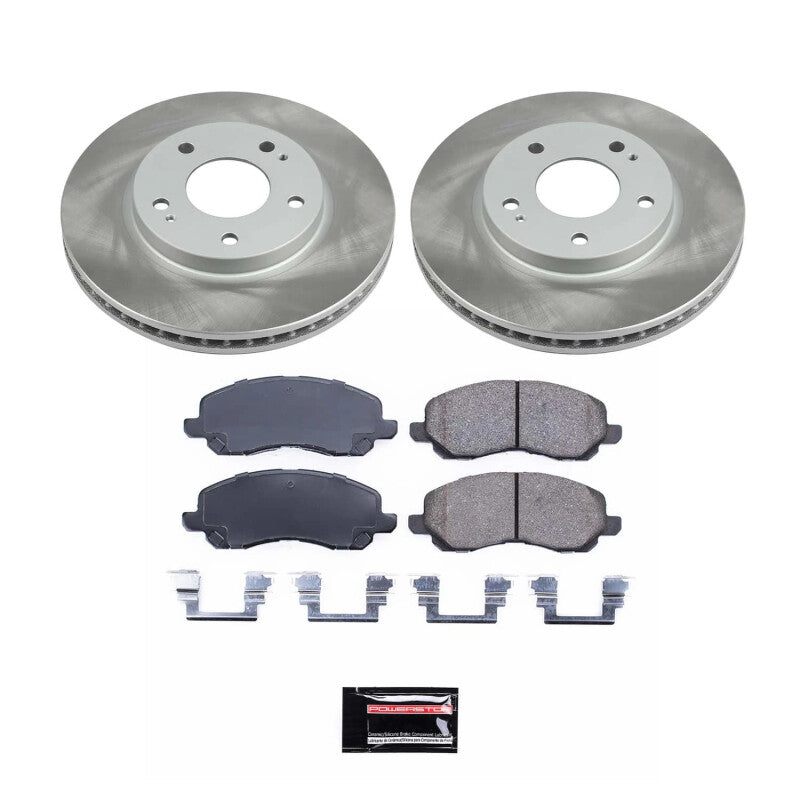 Power Stop 03-04 Mitsubishi Outlander Front Semi-Coated Rotor Kit PowerStop