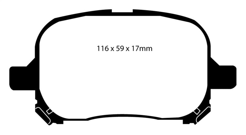 EBC GreenStuff Front Brake Pads - DP61133