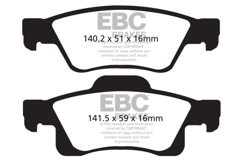 EBC BlueStuff Brake Pads - DP51872NDX EBC