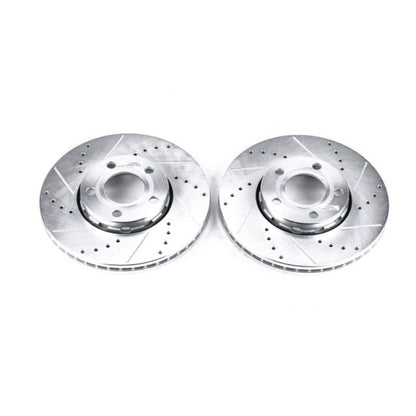 Power Stop 96-04 Audi A4 Front Evolution Drilled & Slotted Rotors - Pair PowerStop