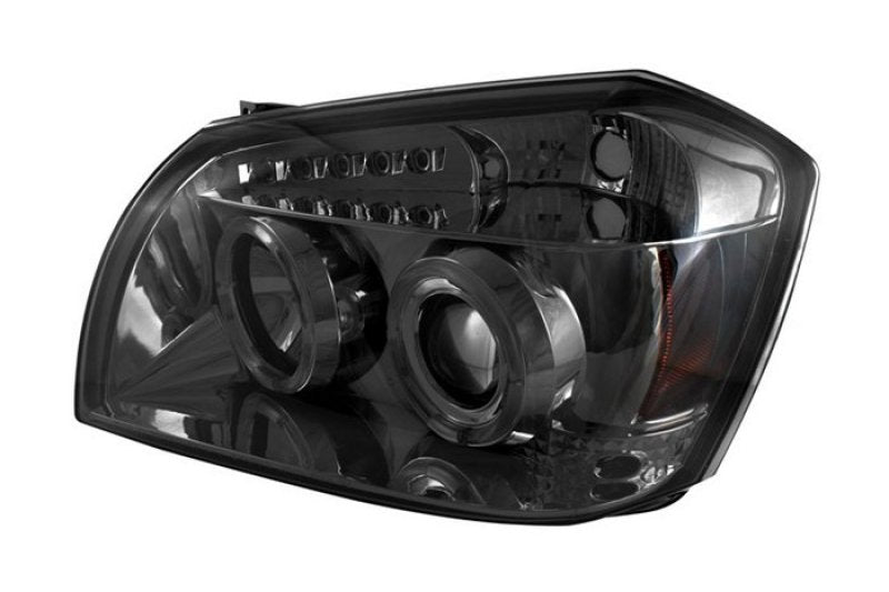 Spyder Dodge Magnum 05-07 Projector Headlights LED Halo LED Smke (Not Included) PRO-YD-DMAG05-LED-SM SPYDER