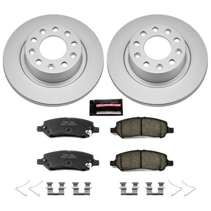 Power Stop 13-16 Dodge Dart Rear Z17 Evolution Geomet Coated Brake Kit PowerStop