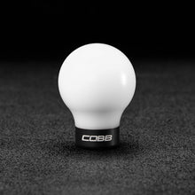 Load image into Gallery viewer, COBB Subaru 6-Speed COBB Shift Knob - White w/Stealth Black Collar (Non-Weighted) 213350-W-BK