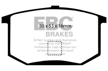 EBC GreenStuff Rear Brake Pads - DP2298 EBC