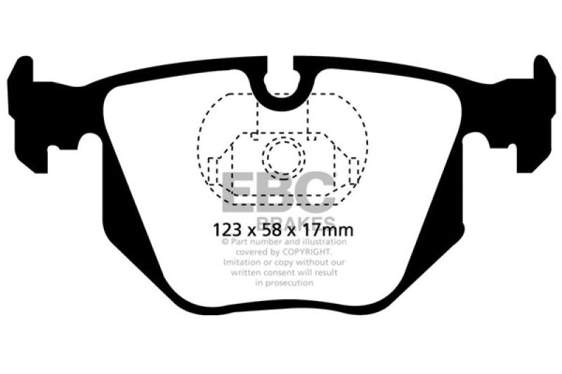 EBC GreenStuff Rear Brake Pads - DP61118 EBC