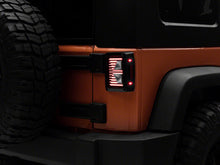 Load image into Gallery viewer, Raxiom 07-18 Jeep Wrangler JK Axial Series Vision LED Tail Lights- Blk Housing (Clear Lens)