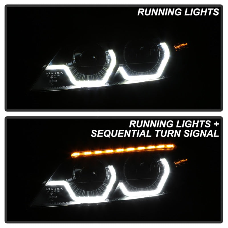 Spyder BMW Z4 09-13 Projector Headlights (Not Comp w Halogen) Black PRO-YD-BMWZ409HID-AFSSEQ-BK SPYDER