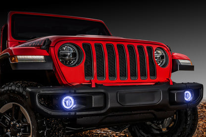 Oracle Jeep Wrangler JL/Gladiator JT LED Surface Mount Fog Light Halo Kit - White