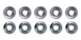 Moroso M6 x 1.00 Serrated Zinc Flange Nut - 10 Pack