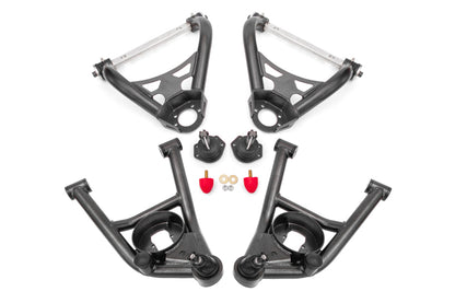BMR 64-72 A-Body Non-Adj A-Arms - Black Hammertone