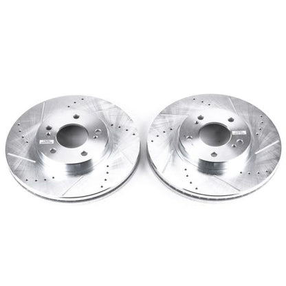 Power Stop 97-01 Infiniti Q45 Front Evolution Drilled & Slotted Rotors - Pair PowerStop
